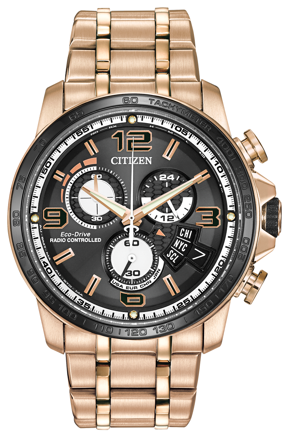citizen chrono time at